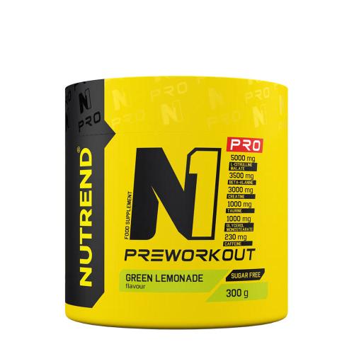 Nutrend N1 Pro Preworkout (300 g, Zielona lemoniada)