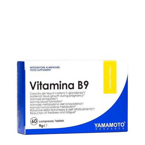 Yamamoto Research Vitamina B9 Acido folico 400 mcg (60 Tabletka)