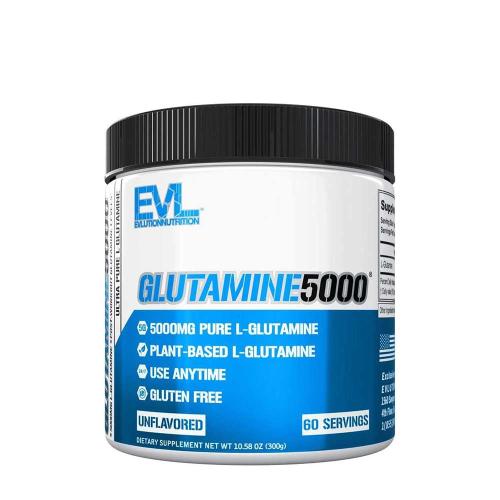 Evlution Nutrition Glutamine 5000 (300 g, Bez smaku)
