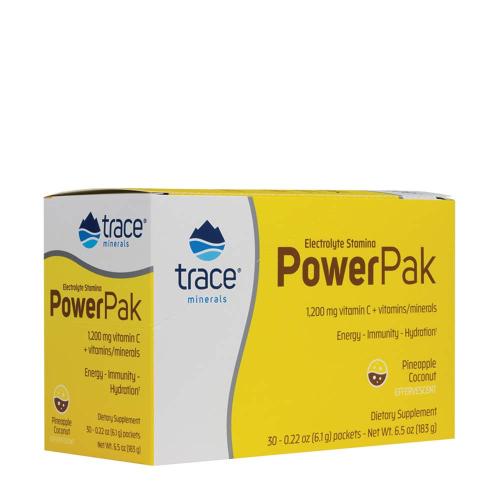 Trace Minerals Electrolyte Stamina Power Pak  (30 Opakowanie, Ananas Kokos)