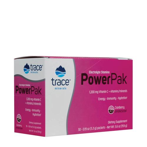 Trace Minerals Electrolyte Stamina Power Pak  (30 Opakowanie, Jagoda)