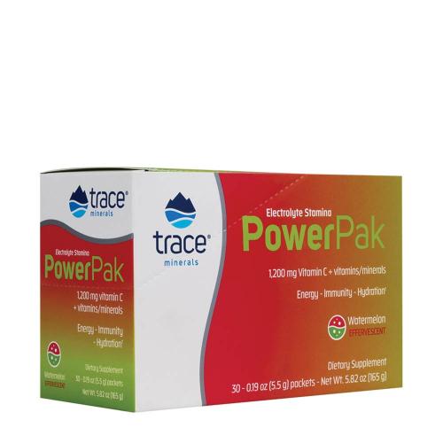 Trace Minerals Electrolyte Stamina Power Pak  (30 Opakowanie, Arbuz)