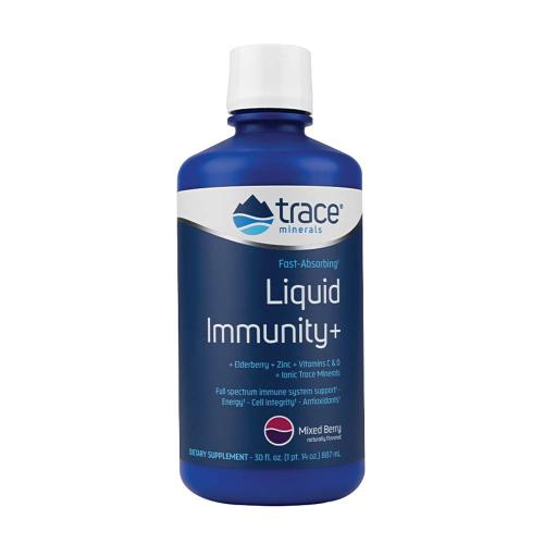 Trace Minerals Liquid Immunity  (887 ml, Mieszanka leśnych jagód)