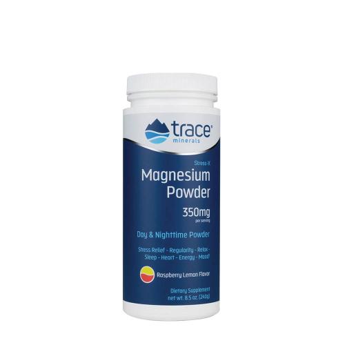 Trace Minerals Stress-X Magnesium Powder  (240 g, Malina z cytryną)
