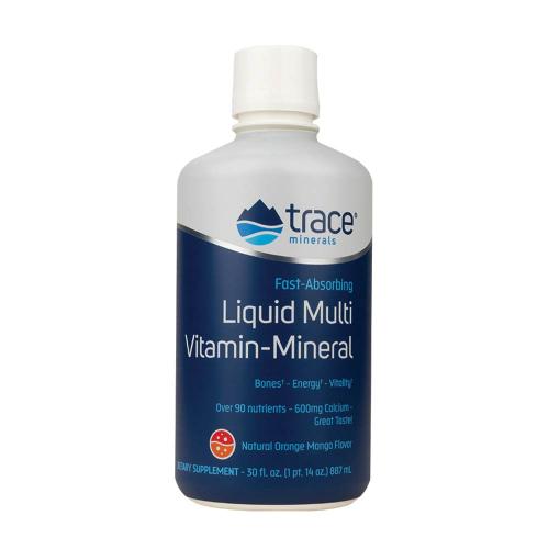 Trace Minerals Liquid Vitamin-Mineral  (887 ml, Pomarańcza Mango)