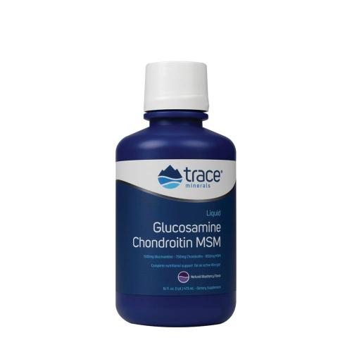 Trace Minerals  Liquid Glucosamine / Chondroitin / MSM  (473 ml, Jagody)