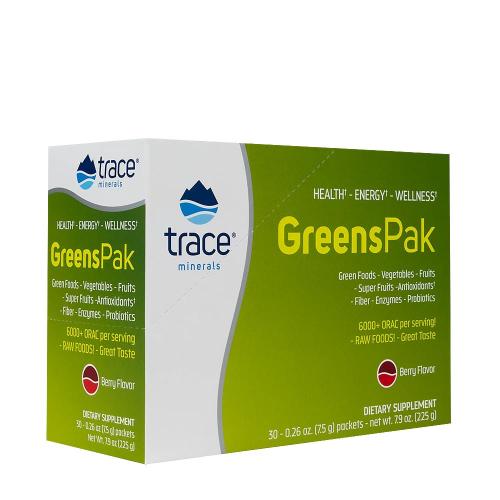 Trace Minerals Greens Pak (30 Opakowanie, Kulka)