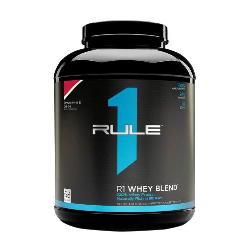 Rule1 Whey Blend  (2176 g, Truskawka z kremem)