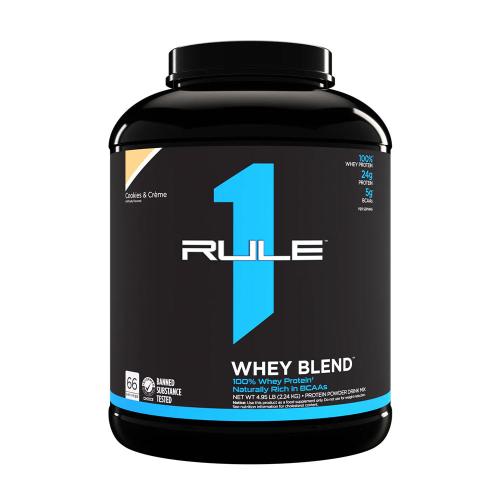 Rule1 Whey Blend  (2240 g, Czekoladowe ciastka z kremem )