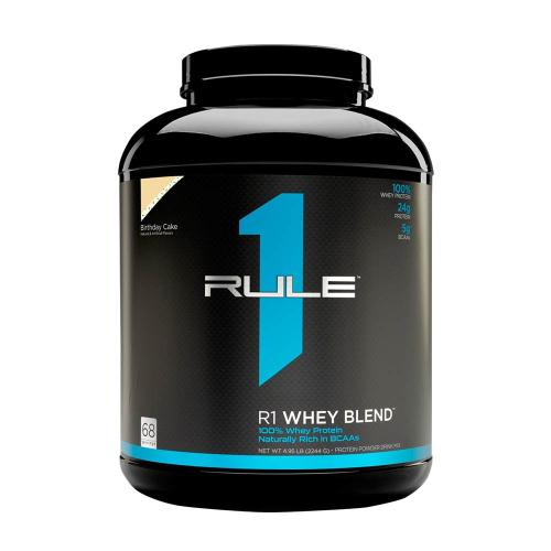 Rule1 Whey Blend  (2244 g, Tort urodzinowy)