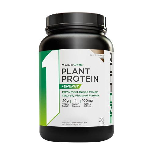 Rule1 Plant Protein + Energy  (580 g, Kawa parzona na zimno)