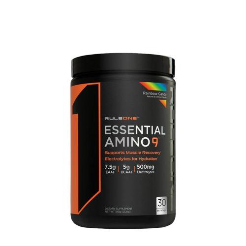 Rule1 Essential Amino 9  (345 g, Cukierki tęczowe)