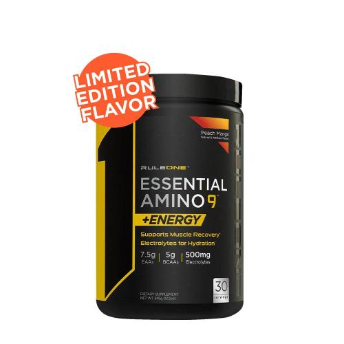 Rule1 Essential Amino 9 +Energy (345 g, Brzoskwinia Mango)