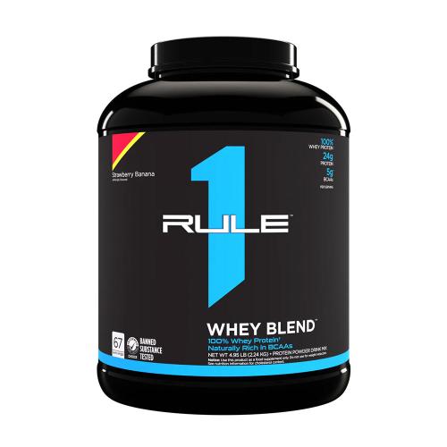 Rule1 Whey Blend  (2240 g, Truskawka banan)