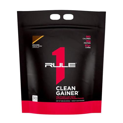 Rule1 R1 Clean Gainer (4470 g, Masło orzechowe z czekoladą)