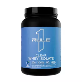 Rule1 Clear Whey Isolate (689 g, Niebieska malina)