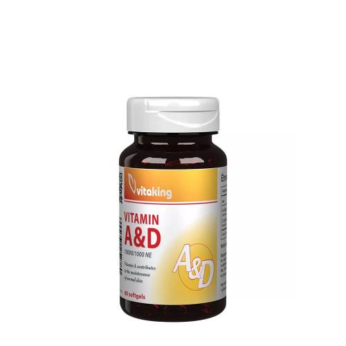 Vitaking Vitamin A&D 10,000/1,000 IU (60 Kapsułka miękka)