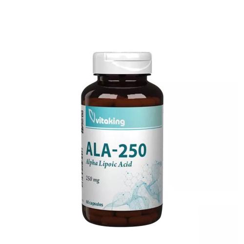 Vitaking ALA-250 Alpha Lipoic Acid 250 mg (60 Kapsułka)
