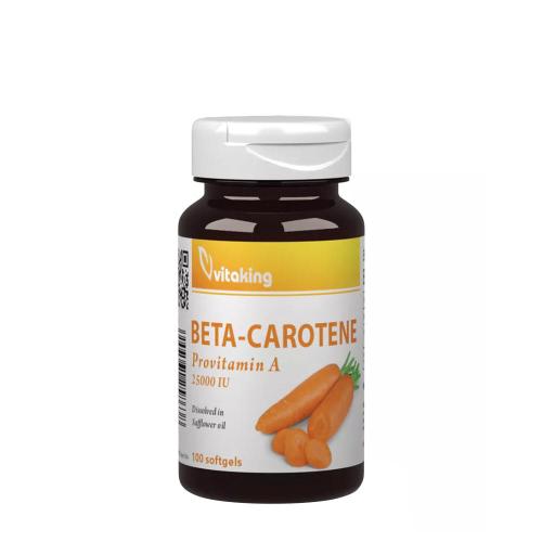 Vitaking Beta-Carotine Provitamin-A – 25,000 IU (100 Kapsułka miękka)