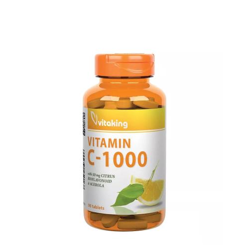 Vitaking Vitamin C 1000 mg with 50 mg Citrus Bioflavonoids and Acerola (90 Tabletka)