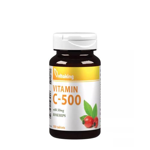 Vitaking Vitamin C-500 with Rosehips (100 Tabletka)