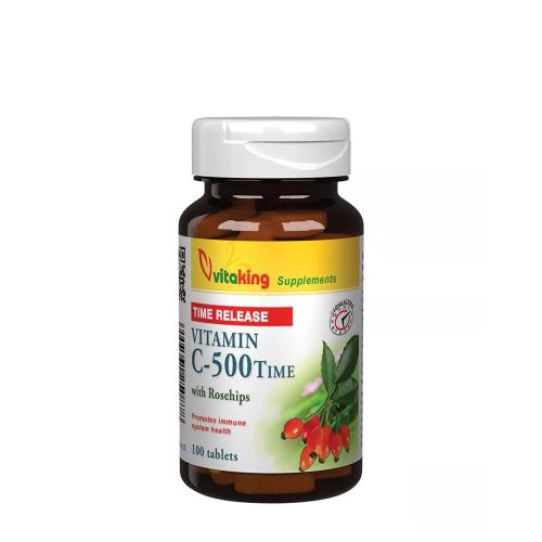 Vitaking Vitamin C-500 Time Release with Rosehips (100 Tabletka)
