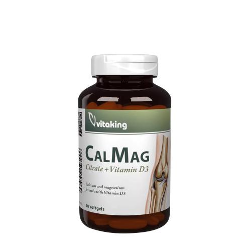 Vitaking CalMag Citrate +Vitamin D3 (90 Kapsułka miękka)