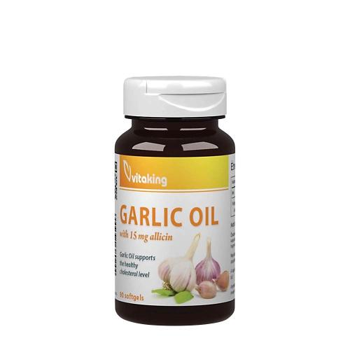 Vitaking Olej czosnkowy z 15 mg allicyny - Garlic Oil with 15 mg allicin (90 Kapsułka miękka)