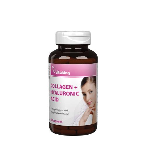 Vitaking Kolagen + kwas hialuronowy  - Collagen + Hyaluronic Acid  (60 Kapsułka)