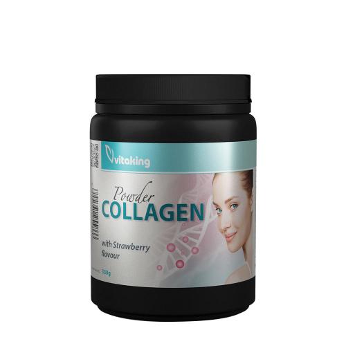 Vitaking Kolagen w proszku - Collagen Powder (330 g, Truskawka)