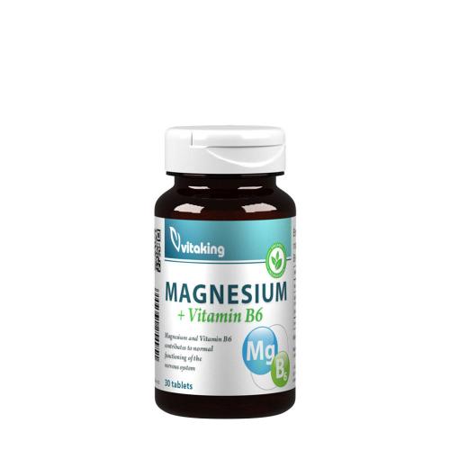 Vitaking Cytrynian magnezu + B6 - Magnesium Citrate + B6 (30 Tabletka)