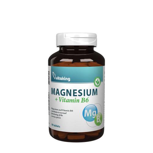Vitaking Cytrynian magnezu + B6 - Magnesium Citrate + B6 (90 Tabletka)