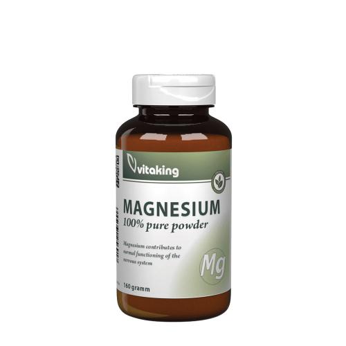 Vitaking Cytrynian magnezu 100% proszek - Magnesium citrate 100% powder (160 g)