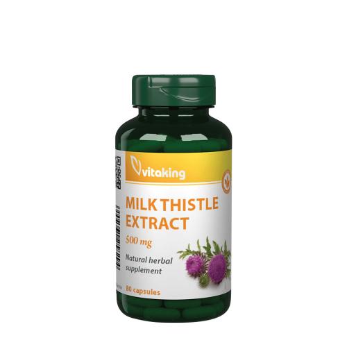 Vitaking Ekstrakt z ostropestu plamistego 500 mg  - Milk Thistle extract 500 mg  (80 Kapsułka)