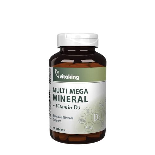 Vitaking Multi Mega Mineral + D3 - Multi Mega Mineral + D3 (90 Tabletka)
