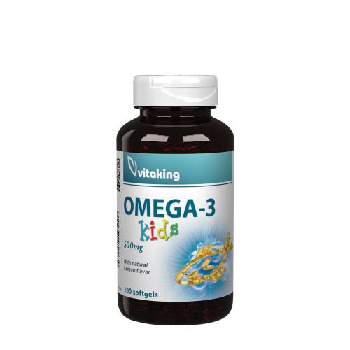 Vitaking Omega-3 dla dzieci 500 mg - Omega-3 kids 500 mg (100 Kapsułka miękka)