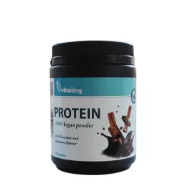   Vitaking 100% wegańskie białko w proszku - 100% Vegan Protein powder (400 g, Czekolada z cynamonem)