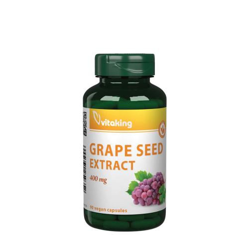 Vitaking Ekstrakt z pestek winogron 400 mg - Grapeseed Extract 400 mg (90 Kapsułka roślinna)