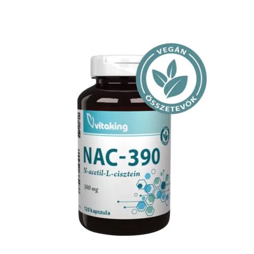 Vitaking NAC-390 (N-acetyl-L-cysteine) 390 mg (120 Kapsułka)