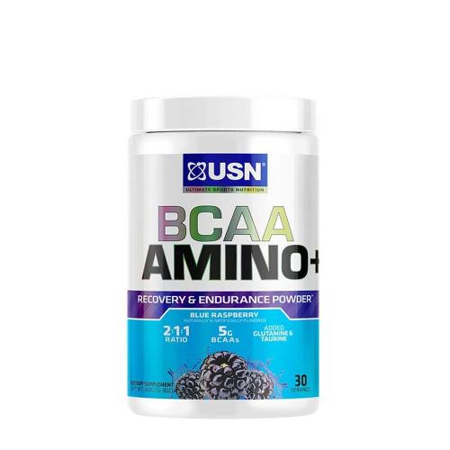 USN BCAA Amino+ (348 g, Niebieska malina)