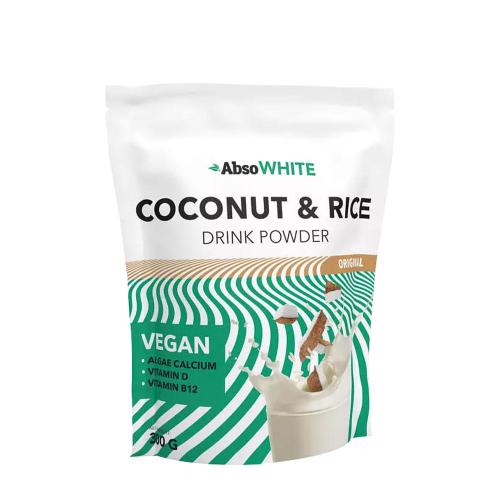 AbsoRICE Absowhite Coconut & Rice Drink Powder (300 g, Naturalne Niearomatyzowane)