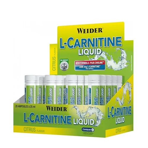 Weider L-Carnitine Liquid (20 x 25ml, Cytrusy)
