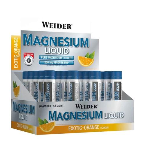 Weider Magnesium Liquid (20 x 25ml, Egzotyczna pomarańcza)