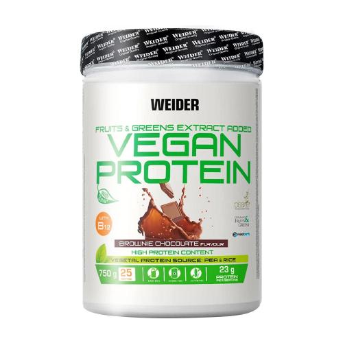 Weider Vegan Protein (750 g, Brownie czekoladowe)