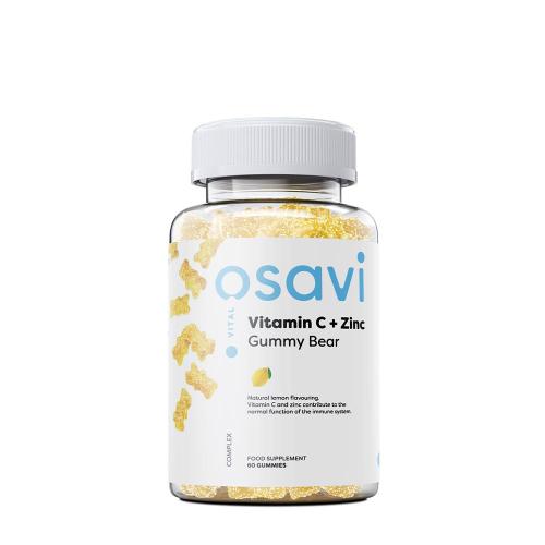 Osavi Vitamin C + Zinc, Gummy Bear (60 Żelka, Cytrynowy)