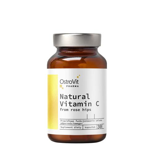 OstroVit Pharma Natural Vitamin C from Rose Hips (30 Kapsułka)