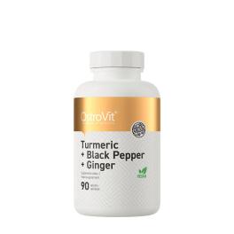 OstroVit Turmeric + Black Pepper + Ginger (90 Tabletka)