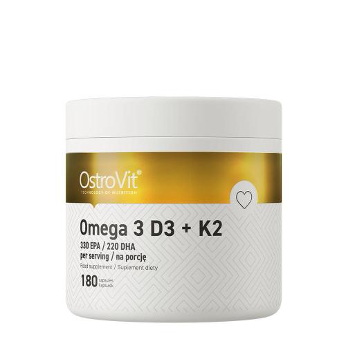 OstroVit Omega 3 D3+K2 (180 Kapsułka)