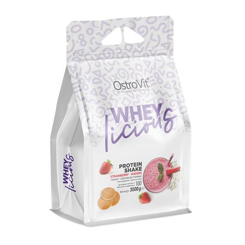 OstroVit WHEYlicious  (3 kg, Wafelek truskawkowy)