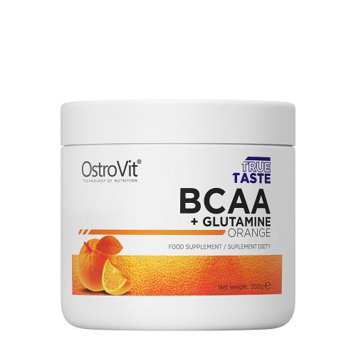 OstroVit BCAA + Glutamina - BCAA + Glutamine (200 g, Pomarańczowy)